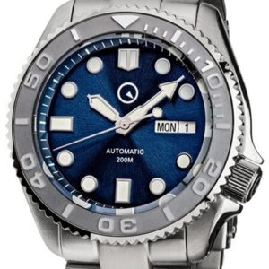 Islander watch silver with blue dial