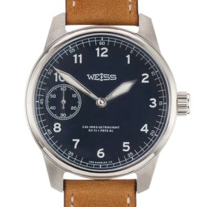 Weiss Watches Cal 1003 Ultralight blue and silver